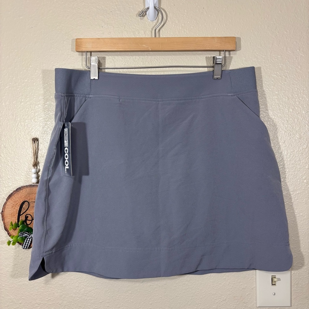 32 Degrees Gray Athletic Skort Size L NEW